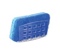 iDesign Large Suctions Soap Dish Holder for Shower, Made of Durable Plastic with two Strong Suction Cups, Clear