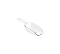 iDesign Measuring Scoop Set of 8, Small Measuring Spoons Made of Durable Plastic, Scoops for Sweets, Kitchen, Pantry and Utility Room, Clear, 31240