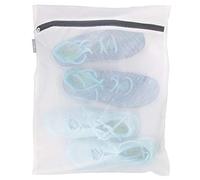 iDesign Mesh Wash Laundry Bag for Delicates In-Wash Cleaning/Bras/Underwear, White, Large