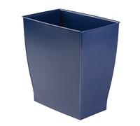 iDesign Mono Rubbish Bin, Plastic, Navy, 4-Piece, 28.4 x 18.9 x 30.3 cm