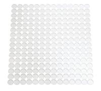 iDesign Orbz Sink Mat, Regular Plastic Dish Draining Mat, Non-Slip Mat for Sink, Clear