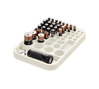 iDesign Recycled Plastic Divided Organizer, Battery Insert