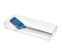 iDesign Recycled Plastic Drawer Organizer Solution - 6” x 15” x 2”, Clear Bin