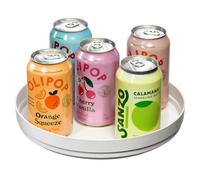 iDesign Recycled Plastic Lazy Susan Turntable Organizer, The Rosanna Pansino Collection - 10.03” L x 10.03” W x 1.73” H, Coconut