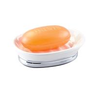 iDesign Soap Dish for Bar Soap, White
