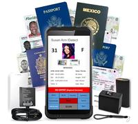 IDetect Quantum Edge ID Scanner V2 - Drivers License and Passport Age Verification and Customer Management - Includes Handheld Scanner, Outer Carry Case, & Accessories - POS ID and Document Scanner