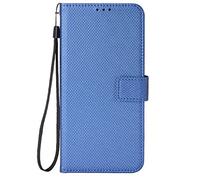 IDEWEI Case suitable for T-Mobile REVVL 6 Pro 5G Leather Stand Wallet Flip Case Cover for T-Mobile REVVL 6 Pro 5G magnetic Phone shell Wallet phone case with Card Slots Blue