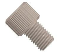 Idex Flangeless Male Nut, Standard Head, Natural PEEK, 1/16" OD Tubing, 1/4-28 Flat-Bottom; 10/PK