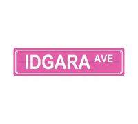 IDGARA I DON'T GIVE A RAT'S ASS SLANG Metal Tin Street Sign Bar Cafe Garage Cave Home Room Wall Bathroom Farmhouse Garden Porch Patio Decor, 16 x 4 Inch
