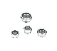 IDGTTLDF 1PC 1-1/4" BSPP Male Thread Aluminum Oil Gauge Sight Glass Window Hexagon head