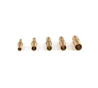 IDGTTLDF 1pc 4 5 6 8 10 12 14 19 25mm Brass Pneumatic Tower Pipe Fittings Straight Through Reducer Oil Water Gas (12mm to 8mm)