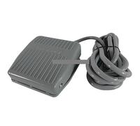 IDGTTLDF 1Pcs TFS-201 Reset Foot Pedal Switch Wire 1 Meter 250V 10A Grey IDGTTLDF