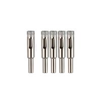 IDGTTLDF 3-120mm Diamond Coated Hss Drill Bit Set Tile Marble Glass Ceramic Hole Saw Open Drilling Bits Diamond Core Bit,8mm 5pcs,Round(10mm 5pcs) IDGTTLDF