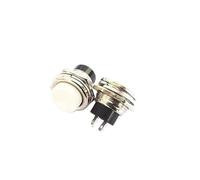 IDGTTLDF 5PCS DS-212 WHITE circular Since the reset unlocked Small push button switch 16mm IDGTTLDF