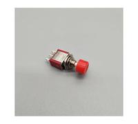 IDGTTLDF 5Pcs DS-612 3Pin C-NO-NC 6mm Momentary Self-reset Red Push Button Switch ON-(ON) 5A/120V Toggle Switches IDGTTLDF
