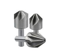 IDGTTLDF 6-50mm HSS 6/8 Flute 60/90/120 Degree Chamfer Countersink Drill Bits(6/8/10/12.5/14/16/18/20/22/25/30/32/35/40/45/50mm) 1Pcs(16mm(60 Degree)) IDGTTLDF