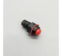 IDGTTLDF 6Pcs 12mm DS-213 Self-reset Red Push Button Switch 1A 250V AC 2PIN IDGTTLDF