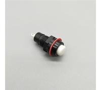 IDGTTLDF 6Pcs 12mm DS-213 Self-reset WHITE Push Button Switch 1A 250V AC 2PIN IDGTTLDF