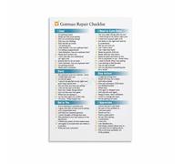 IDGTTLDF Conflict Resolution Chart Poster - Repair & Reconnect Checklist for Relationships, Modern Wall Art for Bedroom or Office Unframed,08x12inch(20x30cm)