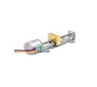 IDGTTLDF DC 5V/12V 15mm/20mm Stepper Stepping electronic starter A 35mm Stroke Stroke Linear Screw Nut Slider 2-phase 4-wire (B 55mm Stroke)