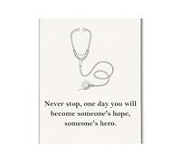 IDGTTLDF For the Long Nights of Study - Medical Student Motivation Poster, Framed and Ready to Hang, Gift for Aspiring Doctors and Nurses Framed,08x12inch(20x30cm)