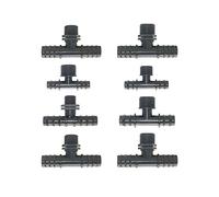 IDGTTLDF Garden Hose Fittings 16/2025mm Pe Hose Tee Fitting 1/2 3/4" Male Diverter Agricultural Drip Irrigation 2 Way Fitting 5pcs (Color : White) IDGTTLDF