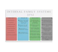 IDGTTLDF The IFS Practitioner’s Guide Poster Essential Concepts of Internal Family Systems for Clinical Practice(Framed,12x18inch(30x45cm))