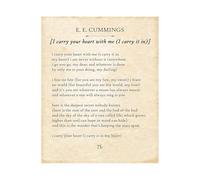 IDGTTLDF Wherever I Am, You Are There Wall-Art, Deep Love Quote Poster, Sentimental, Literary Style Home Decor for Couples Framed,12x18inch(30x45cm)