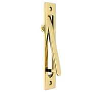 IDH by St. Simons 14010-003 Professional Grade Quality Solid 6-1/4" Edge Pull, Polished Brass