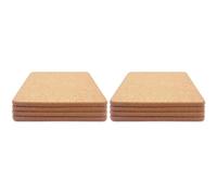 Idhadkc 2X High Density Thick Square Cork Pad for Hot Dishes, 8 Inch Heat Multifunction Cork Coaster, Cork Hot Pads