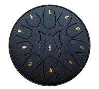 Idhadkc 6-Inch 11-Tone Rain Drum Outdoor Garden Rain Drum Waterproof Music Rain Drum Forget Friends Drum Adult Handheld Drum,A