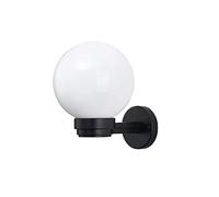 IDHBGJD Modern Minimalist White Sphere Wall Lantern Black PS Plastic Lamp Body Wall Sconce Retro Modern Wall Light Lamps Wall Mount Sconce Vintage Industrial Indoor Reading Lamp Made in China