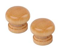 IdidoS Drawer Handle,Furniture Door Handle, 2pcs 20mm Round Shape Wood Drawer Knob,Natural Wooden Cabinet Pulls Handles Hardware for Drawer Wardrobe Dresser,Cabinet Knobs Pulls (Color : Diameter:2cm)