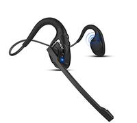 iDIGMALL Bluetooth Headset with Mic, Open Ear Headphones with Microphone | Noise Cancelling Wireless Headset for Phone PC Computer Work Home Meeting Driving, Multipoint, Lightweight & Comfortable, 10H