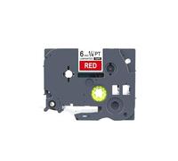 IDIK 2pk 6mm White on Red TZe-415 tz415 TZ-415 Label Tapes Compatible for Brother PT200 D210 H110 E110 Ptouch Label Printers