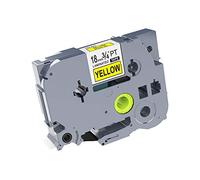 IDIK Black on Yellow Label Tape TZ641 TZe641 for Brother P-Touch PT-1880C 3/4"