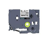 IDIK Brother Compatible TZ241 P-Touch 3/4" 18mm 8m Black on White Tape TZe-241