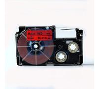 IDIK Compatible Casio XR-6RD XR6RD XR 6RD Label Tapes 6mm Black on Red for Casio Label Maker KL-V450 KL-V460 EL-700 EL-5000W