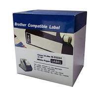 IDIK Replacement Labels Compatible Brother DK-N5224 Non-Adhesive Label for Name Badges 54mm*30.48m