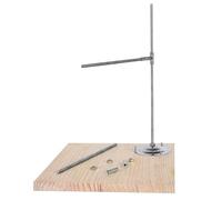 iDili Adjustable Clay Sculpture Armature Stand - Heavy-Duty Fixation Bracket w/Reinforced Nuts & Screws for Clay Modeling, Figure Crafting, Pottery Support DIY Hand Sculpture (Stand with Base)
