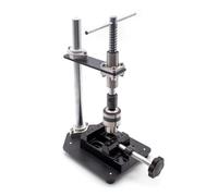 iDili Manual Vertical Tapping Machine Small Hand Adjustable Tap Wrench Table Winch Lengthened Ratchet Swing Probe Arm