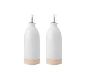 Idilica Clear Oil and Vinegar Bottle Set of 2 45 ach)