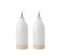 Idilica Clear Oil and Vinegar Bottle Set of 2 45 ach)