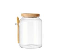 Idilica Clear Storage Jar with Spoon 120cl (Each)