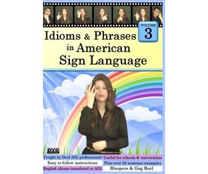 Idioms & Phrases in American Sign Language Vol 3 [DVD] [Region 1] [US Import] [NTSC]