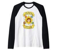 Idiots Orbit me Like Planets Around The Sun. f Raglan Baseball Tee