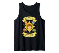 Idiots Orbit me Like Planets Around The Sun. f Tank Top