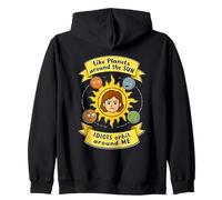 Idiots orbit me like planets around the sun. f Zip Hoodie