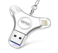iDiskk Mfi Certified 256GB iPhone Flash Drive Photo Stick,Photo and Video Backup for All Models of iPhone,iPad,MacBook,Android Phones and Windows Computer, Photo Storage