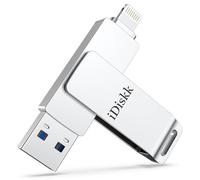 iDiskk MFi Certified 512GB Photo Stick - USB 3.0 Flash Drive for iPhone, iPad, Mac and PC